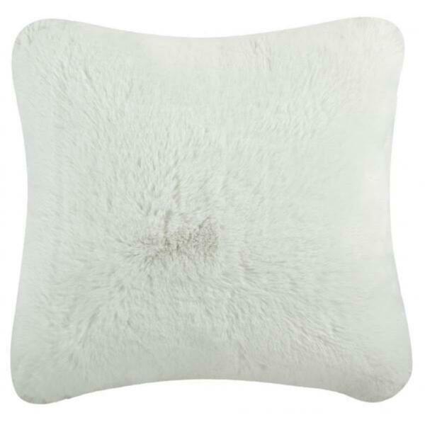 Safavieh Faux Chinchilla Pillow, Snow White PLS725A-2020